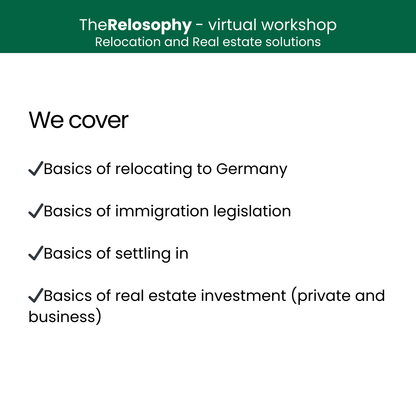 Ask us anything: your live consultation to moving to Germany